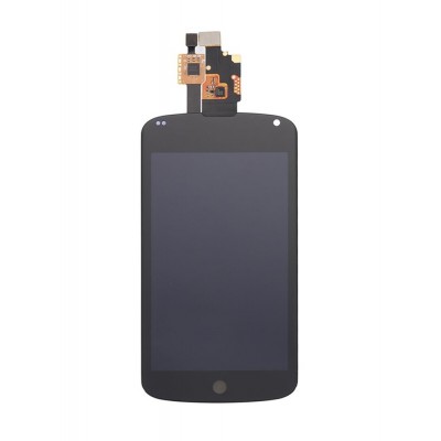 Lcd With Touch Screen For Google Nexus 4 8gb White By - Maxbhi.com