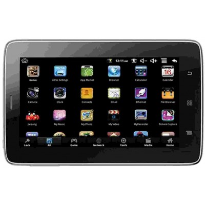 LCD with Touch Screen for Hi-Tech Amaze Tab - Black