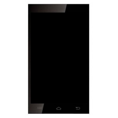 Lcd With Touch Screen For Hitech Amaze S406 White By - Maxbhi Com