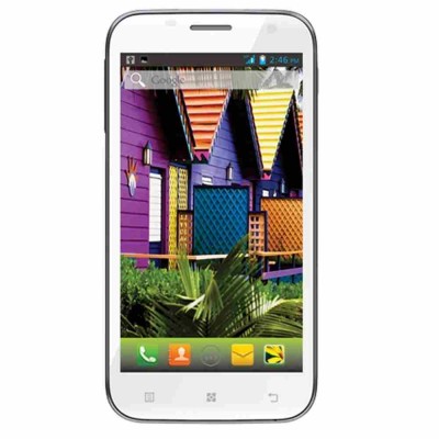 LCD with Touch Screen for Intex Cloud Z6 - White