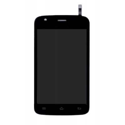 Lcd With Touch Screen For Intex Aqua Glory Black By - Maxbhi.com