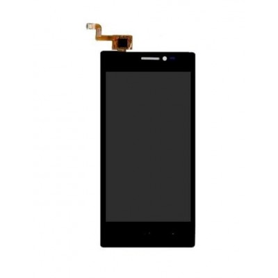 Lcd With Touch Screen For Intex Aqua I5 Mini Black By - Maxbhi.com