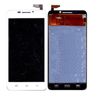 Lcd With Touch Screen For Intex Aqua I7 White By - Maxbhi Com