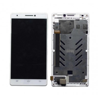 Lcd With Touch Screen For Intex Aqua Power Hd White By - Maxbhi Com