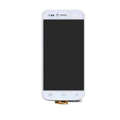 Lcd With Touch Screen For Intex Aqua Slice White By - Maxbhi.com