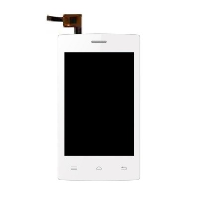 Lcd With Touch Screen For Intex Aqua T5 White By - Maxbhi.com
