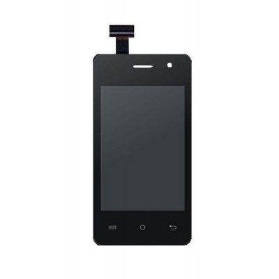 Lcd With Touch Screen For Intex Aqua V2 Black By - Maxbhi.com