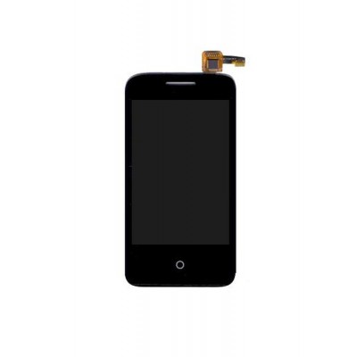 Lcd With Touch Screen For Intex Cloud Fx Black By - Maxbhi.com