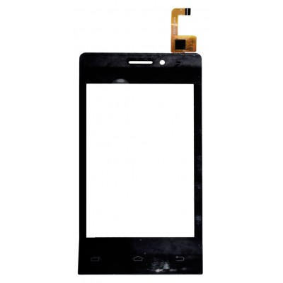 Touch Screen Digitizer For Intex Aqua V4 Black By - Maxbhi Com