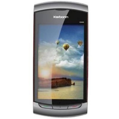 LCD with Touch Screen for Karbonn K1414 - White