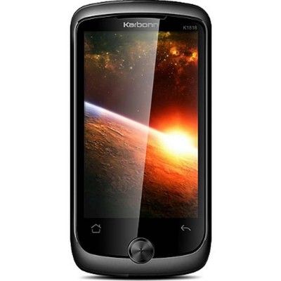 LCD with Touch Screen for Karbonn K1818 - Black