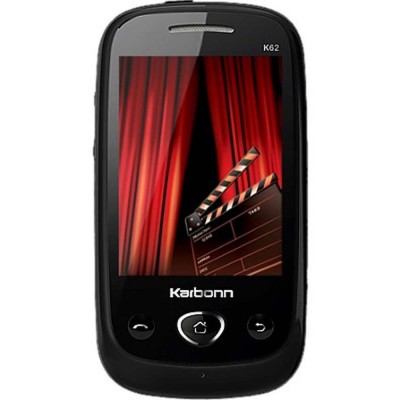 LCD with Touch Screen for Karbonn K62 Silver Screen - Black