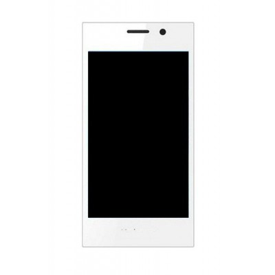 Lcd With Touch Screen For Karbonn A14 White By - Maxbhi.com