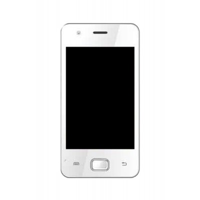 Lcd With Touch Screen For Karbonn A50 White By - Maxbhi.com
