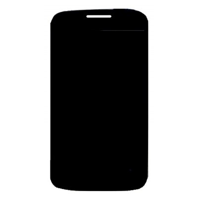 Lcd With Touch Screen For Karbonn K77 Black By - Maxbhi Com