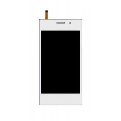 Lcd With Touch Screen For Karbonn Smart A11 Star White By - Maxbhi.com