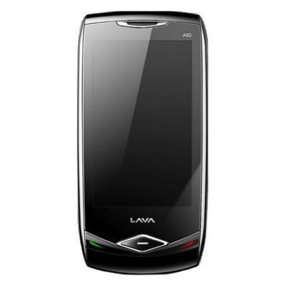 LCD with Touch Screen for Lava A10 - Black
