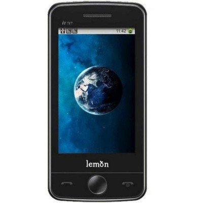 LCD with Touch Screen for Lemon iT 717 - White