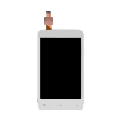 Lcd With Touch Screen For Lava Discover 135 White By - Maxbhi.com