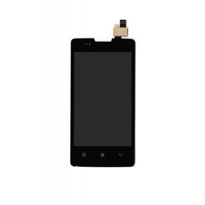 Lcd With Touch Screen For Lenovo A600e Black By - Maxbhi.com