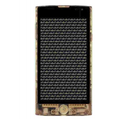 LCD with Touch Screen for LG Fx0 - Gold