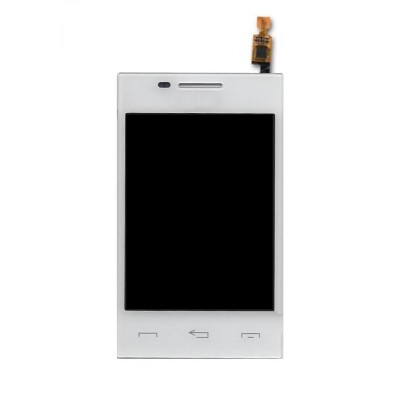 Lcd With Touch Screen For Lg T585 White By - Maxbhi.com