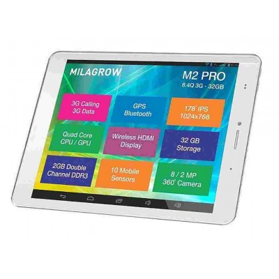 LCD with Touch Screen for Milagrow M2Pro 3G Call 32GB - White