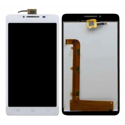 Lcd With Touch Screen For Micromax Canvas Doodle 3 White By - Maxbhi Com