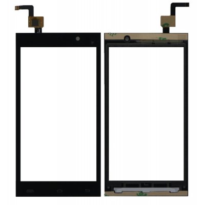 Touch Screen Digitizer For Micromax Canvas Fire 2 A104 Silver By - Maxbhi Com