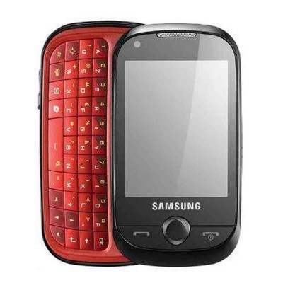 LCD with Touch Screen for Samsung Corby Pro - Black