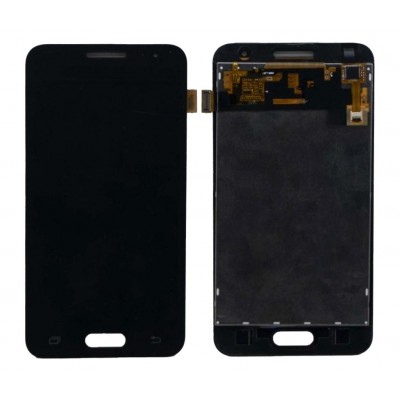 Lcd With Touch Screen For Samsung Galaxy Core 2 Duos Black By - Maxbhi Com