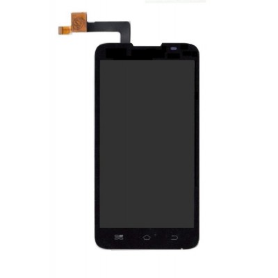 Lcd With Touch Screen For Spice Coolpad 2 Mi496 Black By - Maxbhi.com