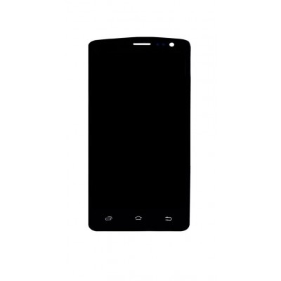 Lcd With Touch Screen For Spice Stellar 507 Black By - Maxbhi Com
