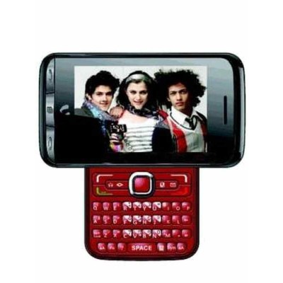 LCD with Touch Screen for Videocon V1688 - Black
