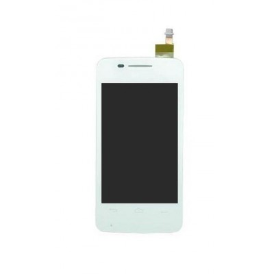 Lcd With Touch Screen For Alcatel One Touch Tpop 4010d White By - Maxbhi.com