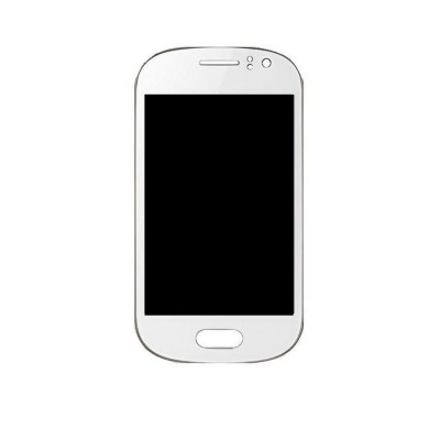 Lcd With Touch Screen For Samsung Galaxy Fame Duos C6812 White By - Maxbhi Com