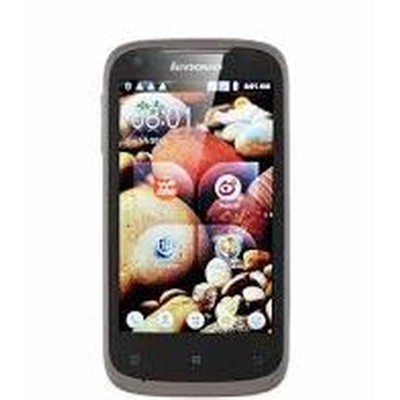 LCD with Touch Screen for Lenovo A750 - White