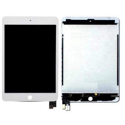 LCD with Touch Screen for Apple iPad 5 Mini 2019 - White (display glass combo folder)