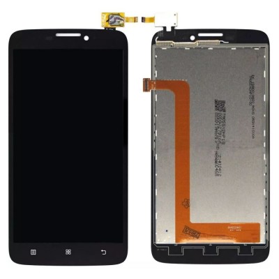 Lcd With Touch Screen For Lenovo A860e Black By - Maxbhi Com