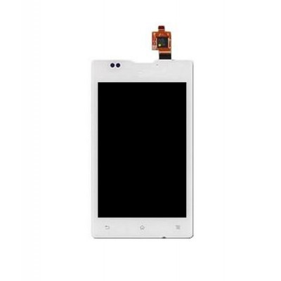 Lcd With Touch Screen For Sony Ericsson Xperia E C1505 White By - Maxbhi.com