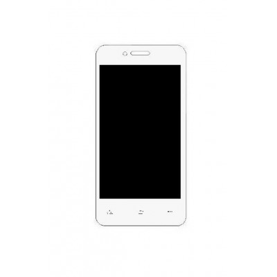 Lcd With Touch Screen For Celkon A400 Plus Dual Sim White By - Maxbhi.com