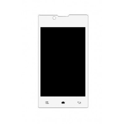 Lcd With Touch Screen For Hitech Amaze S305 White By - Maxbhi.com