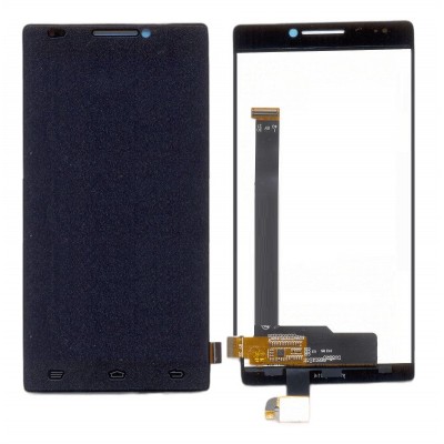 Lcd With Touch Screen For Intex Aqua Desire Hd Black By - Maxbhi Com