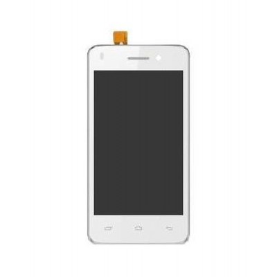 Lcd With Touch Screen For Intex Aqua N7 White By - Maxbhi.com