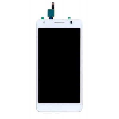 Lcd With Touch Screen For Intex Cloud M6 White By - Maxbhi Com