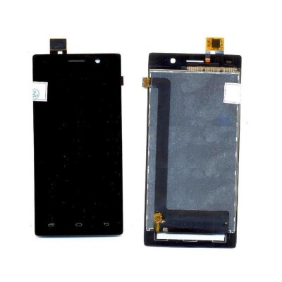 Lcd With Touch Screen For Intex Cloud Power Plus Silver By - Maxbhi Com
