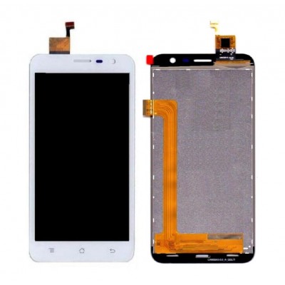 Lcd With Touch Screen For Karbonn Titanium Dazzle S201 White By - Maxbhi Com