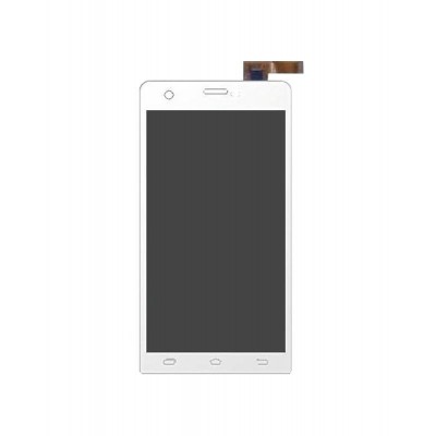 Lcd With Touch Screen For Karbonn Titanium S3 White By - Maxbhi.com