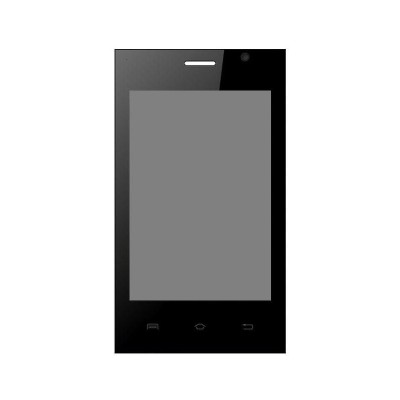 Lcd With Touch Screen For Lava Flair E1 Black By - Maxbhi.com