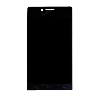 Lcd With Touch Screen For Lava Iris 444 Blue By - Maxbhi Com